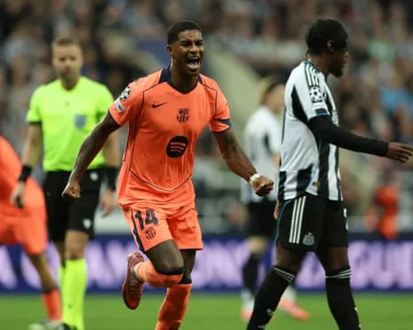 Rashford's Brace Quiets The Magpies' Party and Seals Barça's Victory