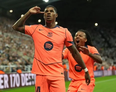 Striker ruins the Magpies' big occasion and claims: ‘I am evolving at Barça’